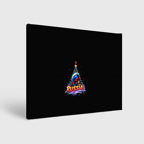 Картина прямоугольная Ёлка компания / 3D-принт – фото 1