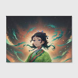 Холст прямоугольный Маомао на фоне облаков, цвет: 3D-принт — фото 2