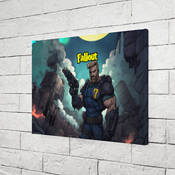 Холст прямоугольный Fallout седьмой, цвет: 3D-принт — фото 2