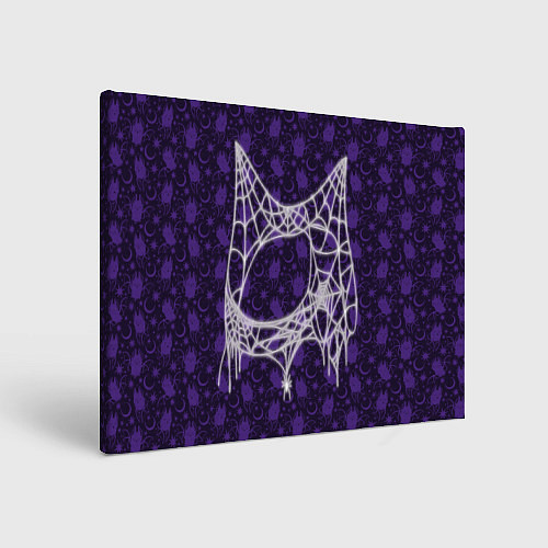 Картина прямоугольная Хэллоуин - Паутина / 3D-принт – фото 1