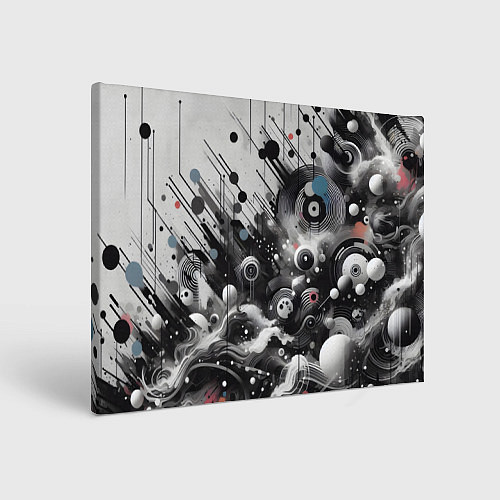 Картина прямоугольная Абстрактный паттерн - нейроарт фантазия / 3D-принт – фото 1