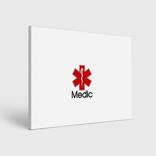Картина прямоугольная Медик / 3D-принт – фото 1