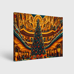 Картина прямоугольная Московская новогодняя елка