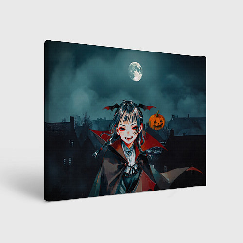 Картина прямоугольная Вампирша МаоМао - Монолог Фармацевта аниме Хэллоуи / 3D-принт – фото 1