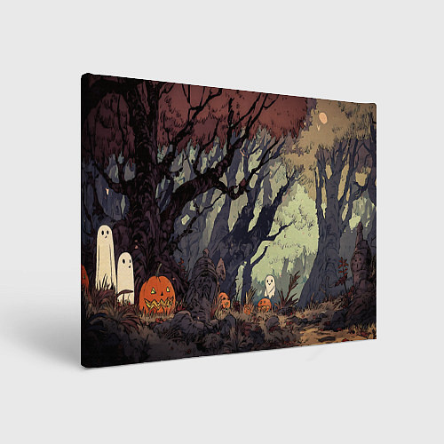 Картина прямоугольная Призрачный лес / 3D-принт – фото 1