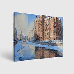 Картина прямоугольная Зимний Санкт-Петербург