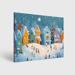 Картина прямоугольная Новогодние каникулы