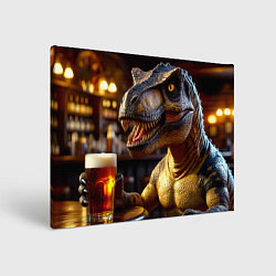Картина прямоугольная Тирекс в пивбаре