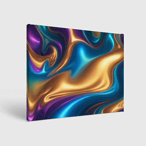 Картина прямоугольная Сплавы разноцветные / 3D-принт – фото 1