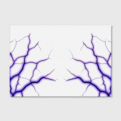 Холст прямоугольный Color white purple, цвет: 3D-принт — фото 2