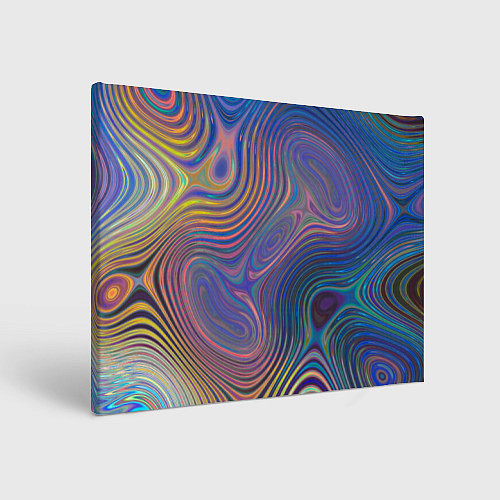 Картина прямоугольная Абстрактная рябь / 3D-принт – фото 1