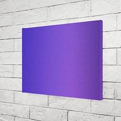 Холст прямоугольный Color purple gradient, цвет: 3D-принт — фото 2