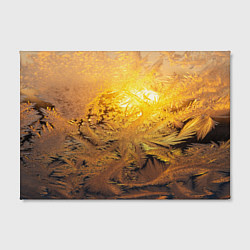 Холст прямоугольный Зимний закат, цвет: 3D-принт — фото 2