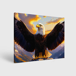 Картина прямоугольная Белоголовый орлан владыка небес