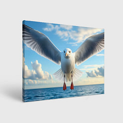 Картина прямоугольная Чайка над волной
