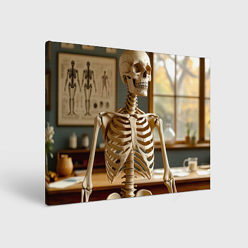 Картина прямоугольная Анатомический скелет / 3D-принт – фото 1