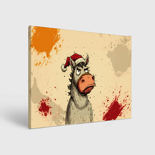 Картина прямоугольная Задумчивая лошадь / 3D-принт – фото 1