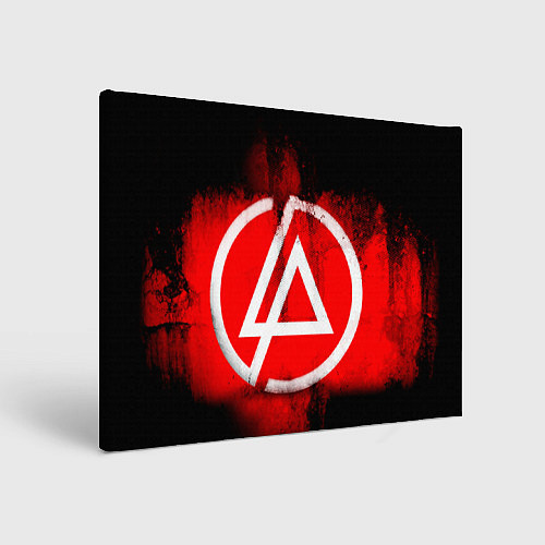 Картина прямоугольная Linkin Park: Red style / 3D-принт – фото 1