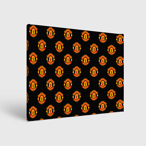 Картина прямоугольная Manchester United Pattern / 3D-принт – фото 1