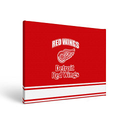 Холст прямоугольный Detroit red wings, цвет: 3D-принт
