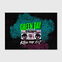 Холст прямоугольный Green Day: Kill the DJ, цвет: 3D-принт — фото 2