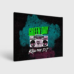 Холст прямоугольный Green Day: Kill the DJ, цвет: 3D-принт