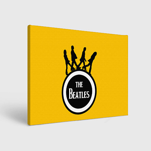 Картина прямоугольная The Beatles: Yellow Vinyl / 3D-принт – фото 1