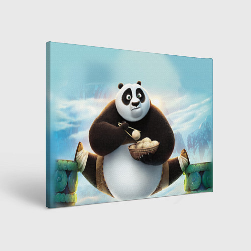 Картина прямоугольная Кунг фу панда / 3D-принт – фото 1