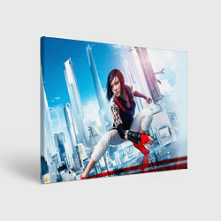 Холст прямоугольный Mirror`s edge, цвет: 3D-принт