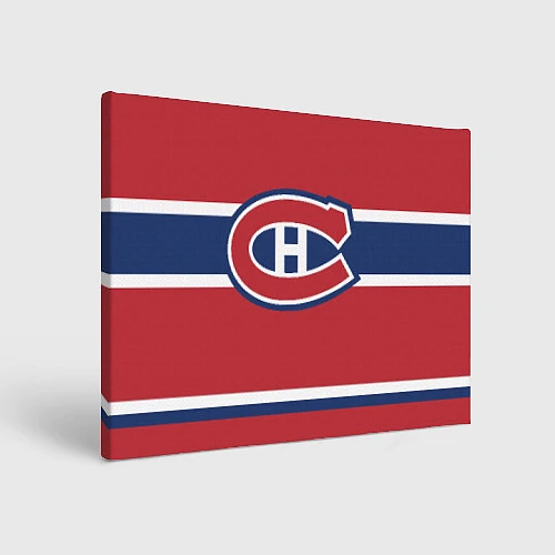 Картина прямоугольная Montreal Canadiens / 3D-принт – фото 1