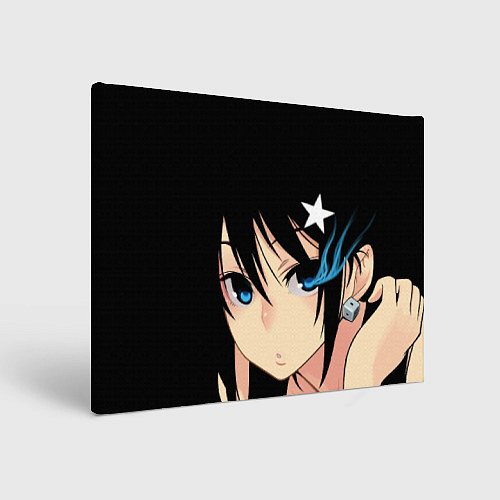 Картина прямоугольная Black Rock Shooter - глаза Мато Курои / 3D-принт – фото 1