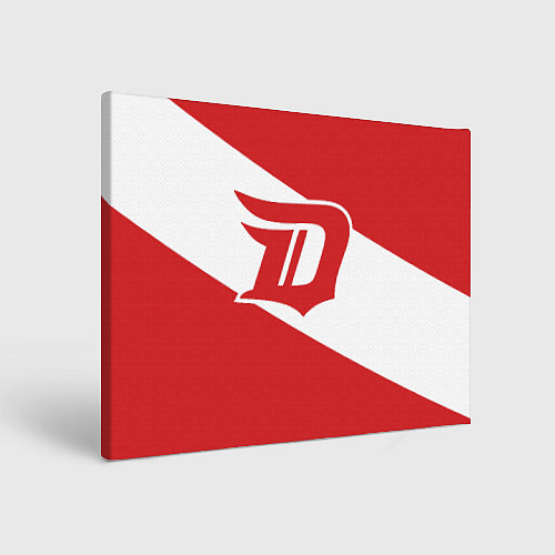 Картина прямоугольная Detroit Red Wings D / 3D-принт – фото 1