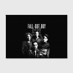 Холст прямоугольный Fall out boy band, цвет: 3D-принт — фото 2