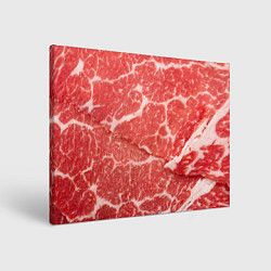 Холст прямоугольный Кусок мяса, цвет: 3D-принт
