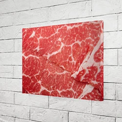 Холст прямоугольный Кусок мяса, цвет: 3D-принт — фото 2