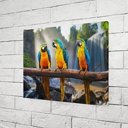 Холст прямоугольный Экзотические попугаи, цвет: 3D-принт — фото 2
