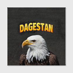 Холст квадратный Dagestan Eagle, цвет: 3D-принт — фото 2