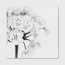 Холст квадратный Белая сакура, цвет: 3D-принт — фото 2