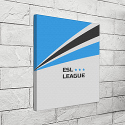 Холст квадратный ESL league, цвет: 3D-принт — фото 2