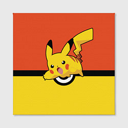 Холст квадратный Pikachu, цвет: 3D-принт — фото 2