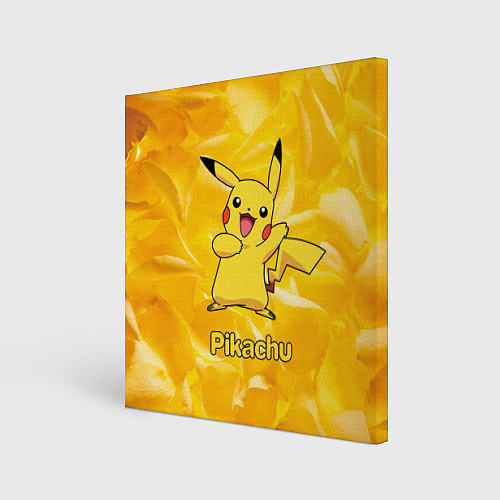 Картина квадратная Pikachu / 3D-принт – фото 1