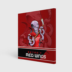 Холст квадратный Detroit Red Wings, цвет: 3D-принт