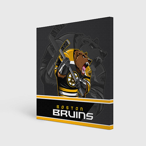 Картина квадратная Boston Bruins / 3D-принт – фото 1