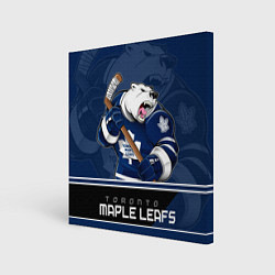 Холст квадратный Toronto Maple Leafs, цвет: 3D-принт