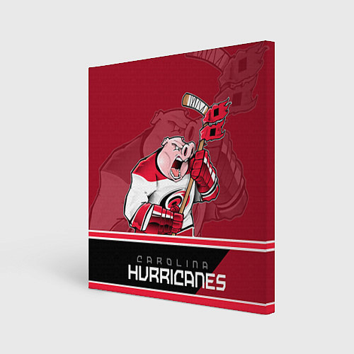Картина квадратная Carolina Hurricanes / 3D-принт – фото 1