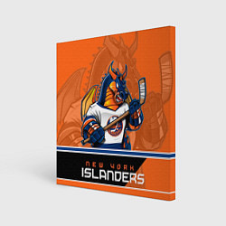 Холст квадратный New York Islanders, цвет: 3D-принт