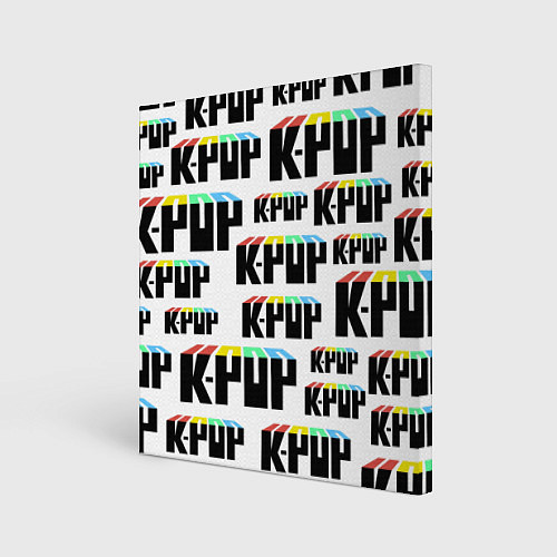 Картина квадратная K-pop Pattern / 3D-принт – фото 1