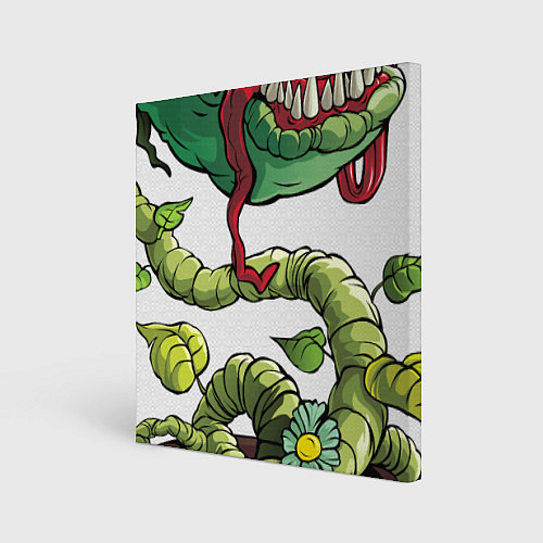 Картина квадратная Plants vs zombies / 3D-принт – фото 1