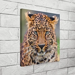 Холст квадратный Грустный леопард, цвет: 3D-принт — фото 2