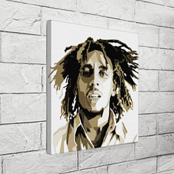 Холст квадратный Bob Marley: Mono, цвет: 3D-принт — фото 2